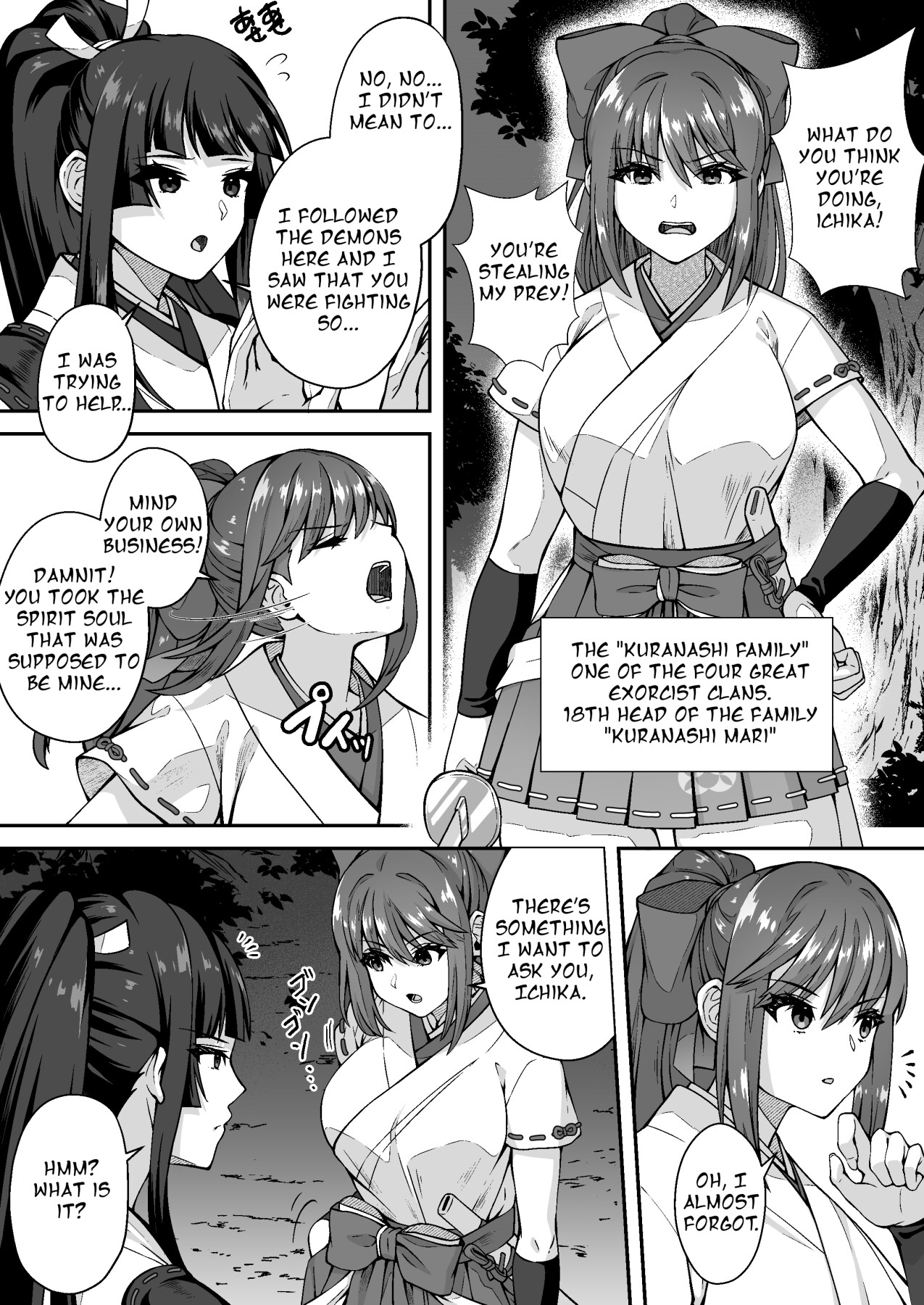 Hentai Manga Comic-The Master Demon Exorcist Doesn't Succumb to Tentacle Demon-Read-4